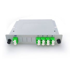 Tarjeta modificada para requisitos particulares del casete del módulo 2x8 del divisor del PLC de la fibra óptica de la longitud de la fibra