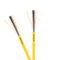 Cable protegido tensado amarillo de la fibra, cable SM interior milímetro 0.9m m del desbloqueo de la fibra de GJFJV