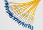 Cordón de remiendo del Lc Upc-Lc Upc, cordón de remiendo amarillo del SM 2.0m m 24 ramas de los corazones