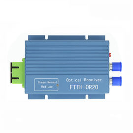 Puertos de salida de la fibra óptica Receiver2 Rf del Wdm de Ftth Catv AGC mini para el sistema de GEPON